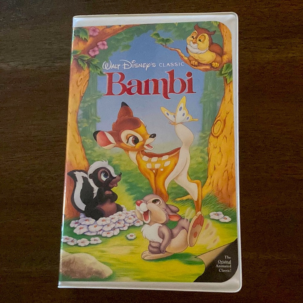 Rare black diamond edition Disney Bambi vhs